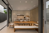 Simple and elegant dining area